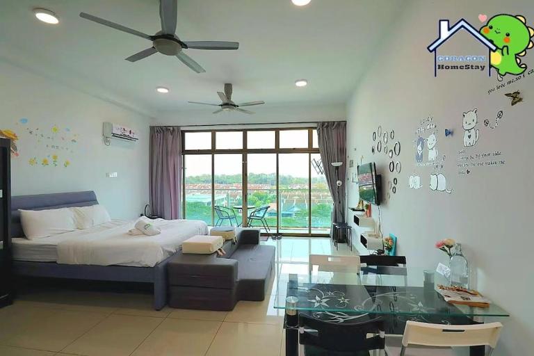 Fortune Studio Balcony City view Palazio Mount Austin by GDRAGON HomeStay - B&B Johor Bahru