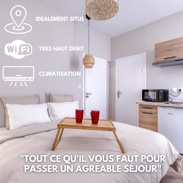 Short Time Suites Toulon Centre 2 " LE COSY" Check-in auto - B&B Tolón