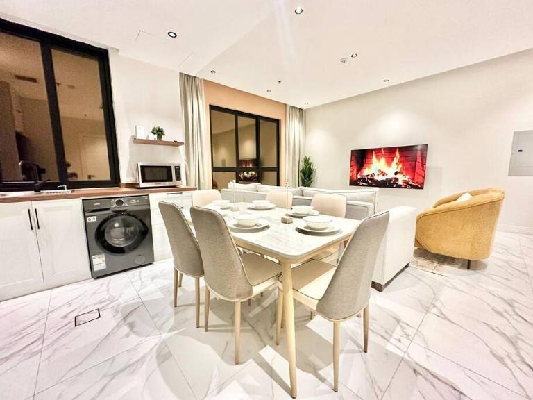 Kameil 3 Bedroom Apartment 10 m to Boulevard World - B&B Riyad