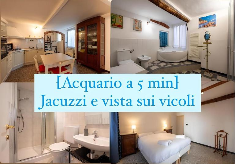 Acquario a 5 min - Jacuzzi e vista sui vicoli - Chambres d'hôtes Gênes