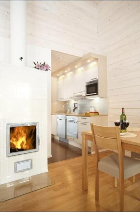 6h Himos Tähti Areenan lähellä - Ferienwohnung Jämsä