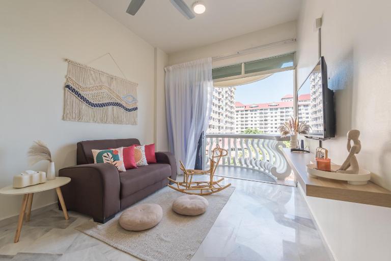 PortDickson 6pax Seaview Muji Home 1min to Beach - Ferienwohnung Port Dickson