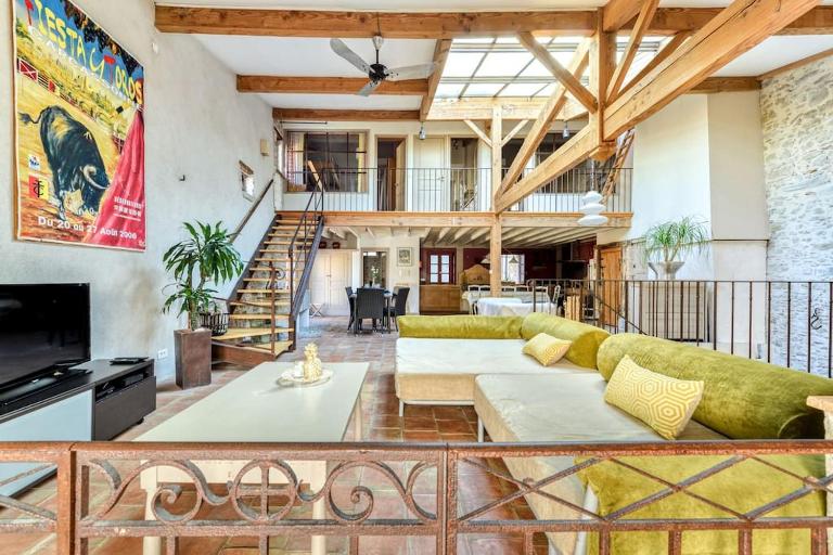 Loft centre-ville Parking, clim, wifi - B&B Carcassonne