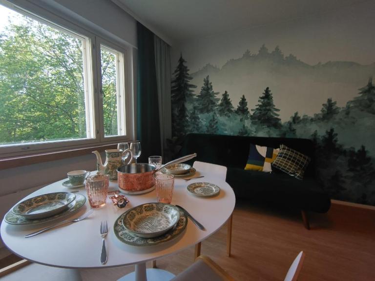 Tunnelmaa Turun sydämessä - Ambient 37m2 at the heart of Turku - B&B Turku