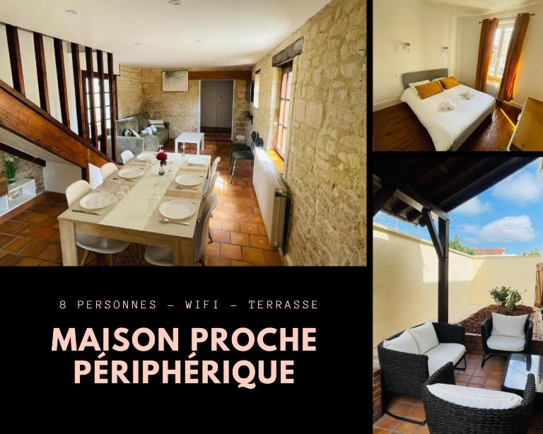 Gesse, Maison avec terrasse - B&B Fleury-sur-Orne