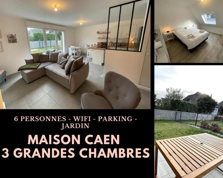 Freesia, Maison neuve avec jardin et garage - B&B Caen