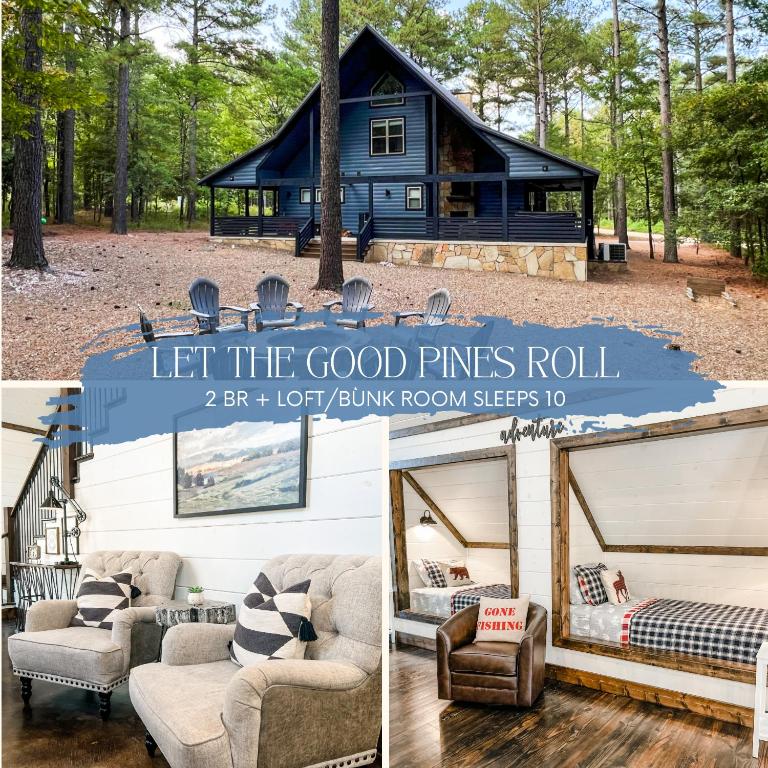 Best Location! Good Pines Roll: 2BR+Loft/Sleeps 10 - B&B Broken Bow