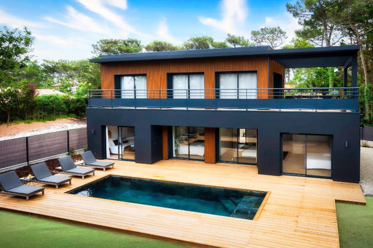 Villa Sunset 1 prestigious heated swimming pool sea view for 8 people - B&B Lacanau-Océan