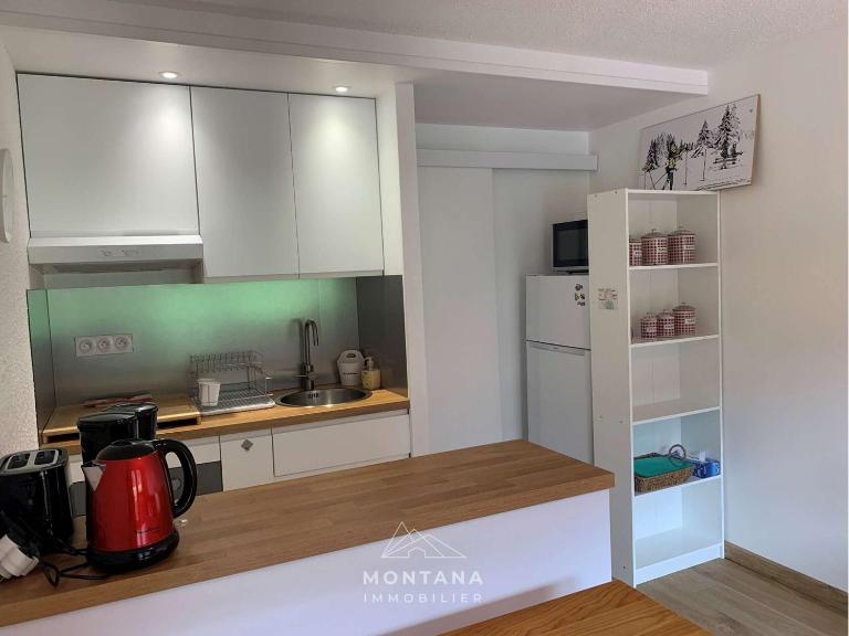 Confortable T2 avec coin nuit pour 4 au Grand-Bornand - FR-1-458-203 - Bed and Breakfast Le Grand-Bornand