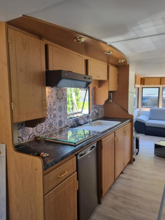 Le Petit Écrin, caravane résidentielle - B&B Trois-Ponts