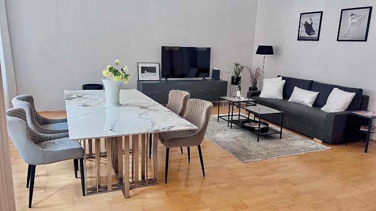 90qm Designerwohnung mit Küche und Jacuzzi in DO-City - Ferienwohnung Dortmund