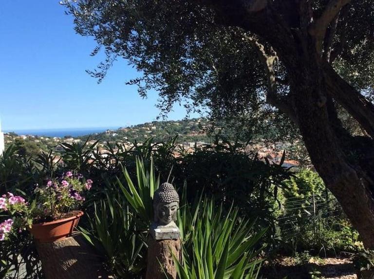 Chez LINAT - Paisible appartement avec jardin et vue mer - Ferienwohnung Vallauris