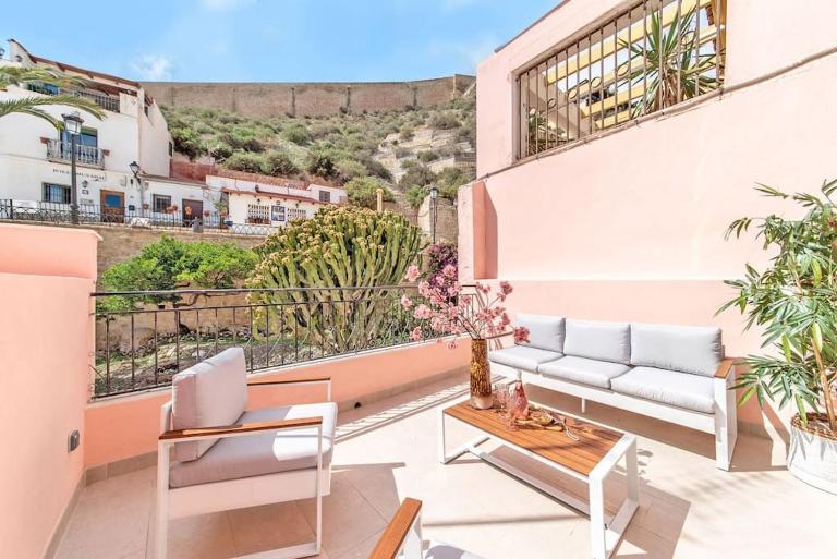 Romántico Atardecer con Vistas,Terraza, Céntrico - B&B Alicante