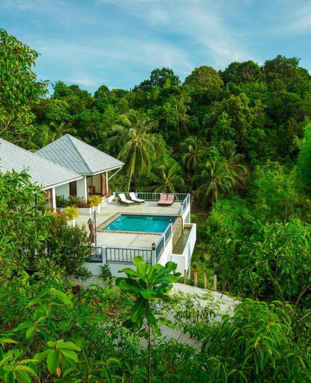 Luxurious Pool villa with great sea view - B&B Koh Pha Ngan