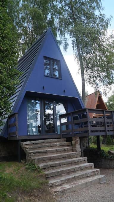 Domek nad Jeziorem Kaszuby max 6 os - B&B Bieszkowice