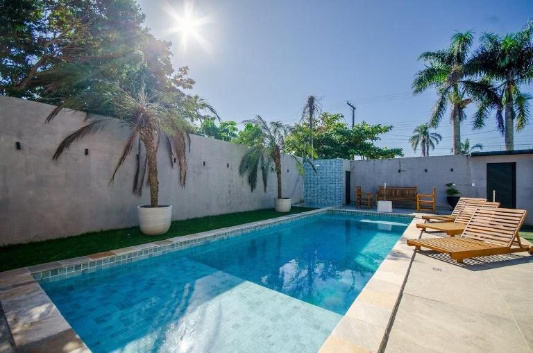 Perfeição á 250m do Praia de Pernambuco - Ferienwohnung Guarujá