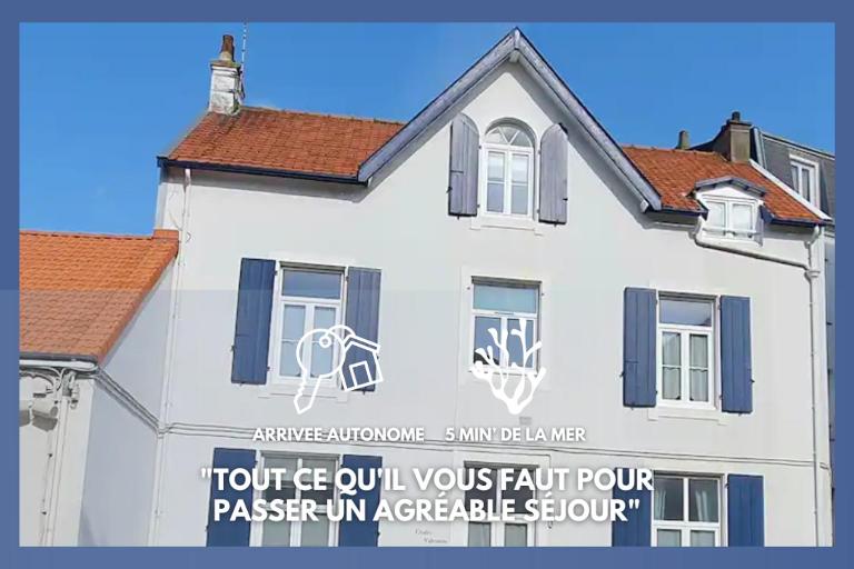 Appartement 5 pers, à 200 m de la plage de Wimereux - Chalet Valentine - B&B Wimereux