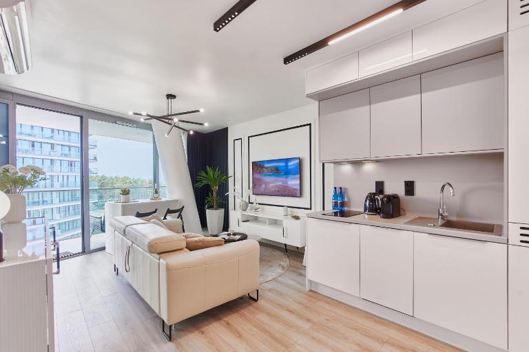 Wave - Black Swan - Studio Apartment - Chambres d'hôtes Międzyzdroje