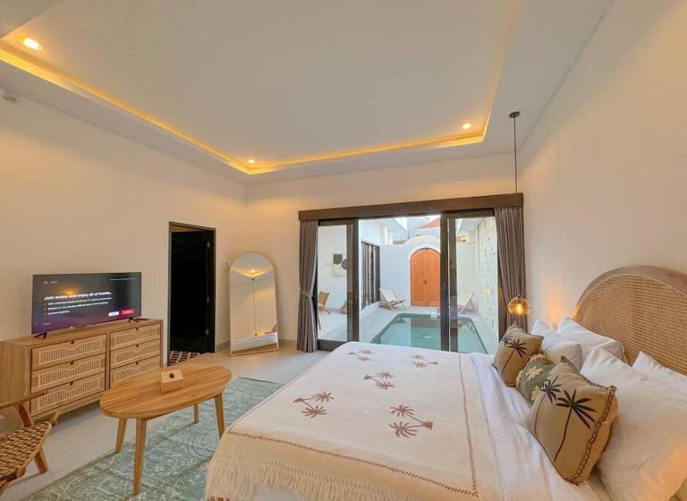Stylish 2BR Villa with Private Pool & Fast WiFi in Canggu Center - Villa Kuku Canggu - Ferienwohnung Canggu