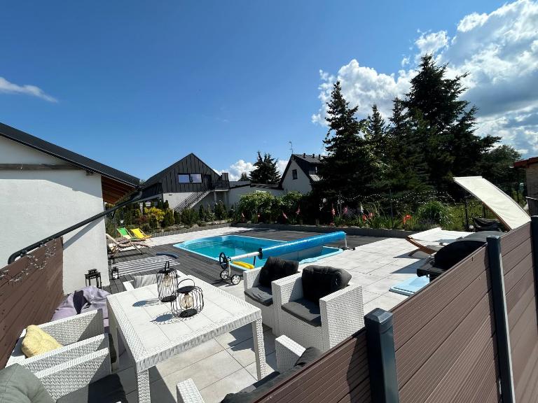 Koniec Świata domek z basenem - Ferienwohnung Mikolajki