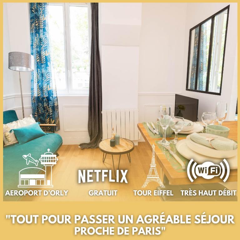 Cozy studio in Clamart Near Paris attractions - Bed and Breakfast Clamart