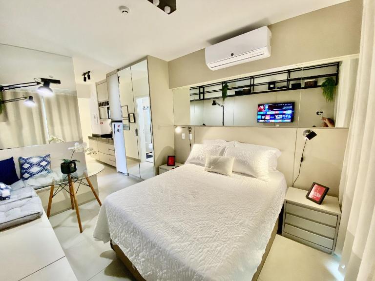 Studio Super luxo com vaga Nubank Parque - Bed and Breakfast São Paulo