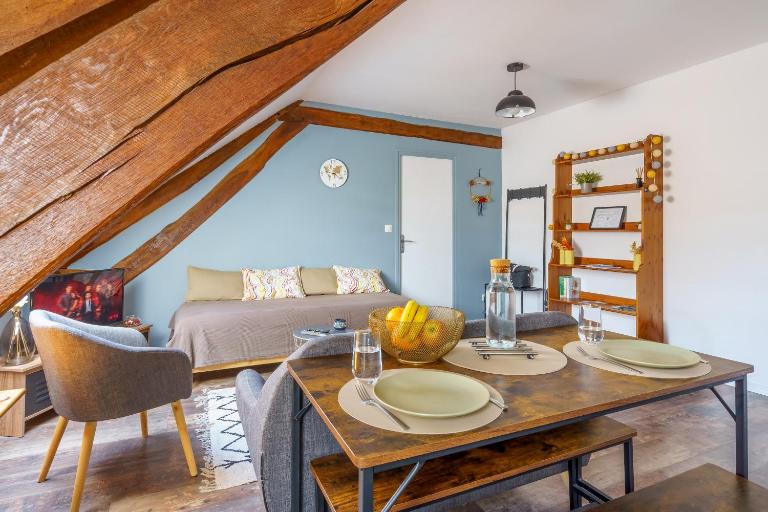 Appartement 1 Chb à la campagne au calme - Parking gratuit - Arrivée autonome - Ferienwohnung Le Meux