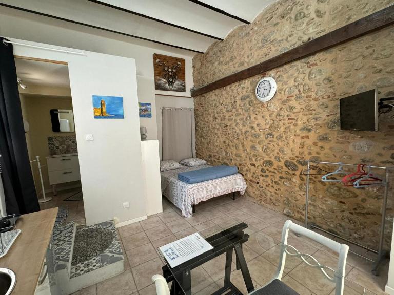 Studio centre ville du Boulou pour 2 personnes- check in 18h 20h check out 11h max juillet-aout 1 semaine minimum - B&B Le Boulou