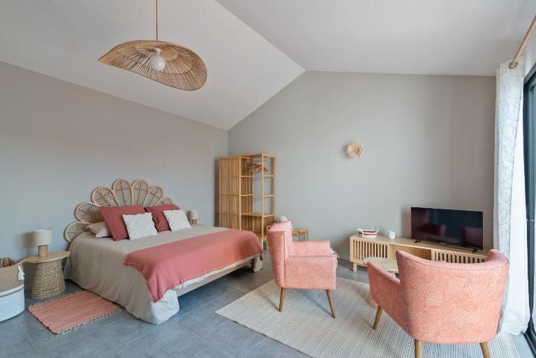 Studio Cocon Enea Bidart, terrasse et parking - B&B Bidart