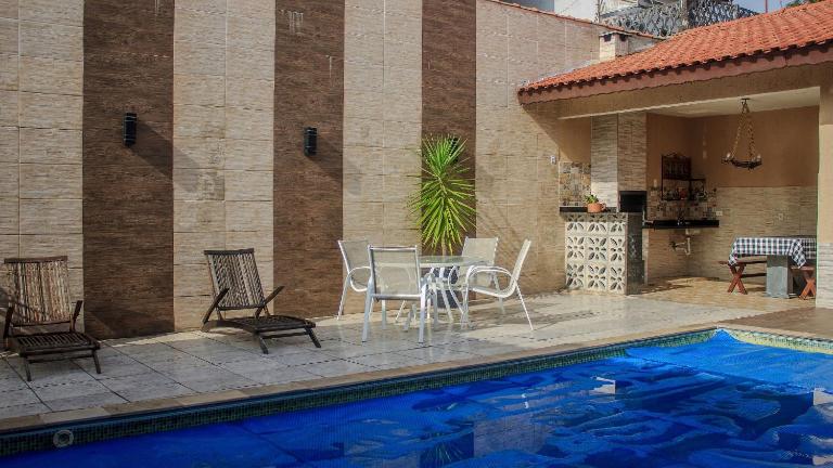 Piscina Aquecida, Ar Cond, Área Gourmet, Bilhar, Wi-Fi - Ferienwohnung Itanhaém