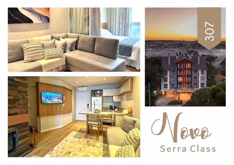 Luxuoso Studio no Serra Class (307) - Bed and Breakfast Canela