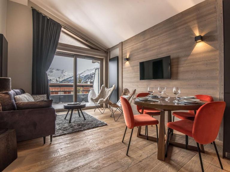 Courchevel 1550 - 5 pers, centre, parking, Wi-Fi - FR-1-631-199 - Bed and Breakfast Courchevel 1550