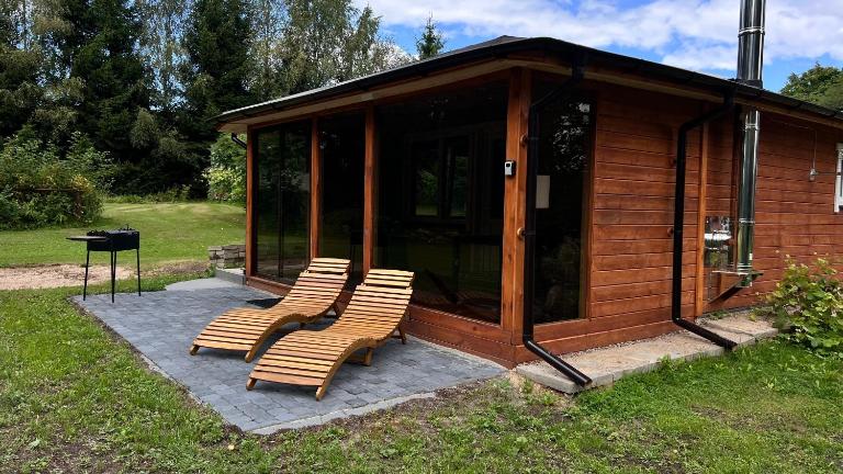 Cabin Juodupė - B&B Endriuškaičiai
