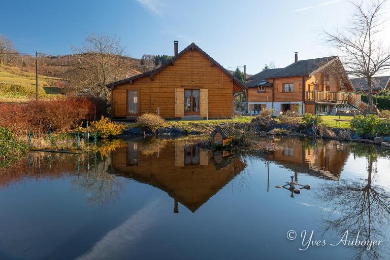 Charmant chalet La Zaubette au bord de l'eau - Ferienwohnung Le Ménil