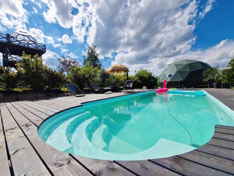 Glamping nad stawem - Chambres d'hôtes Krzesimów