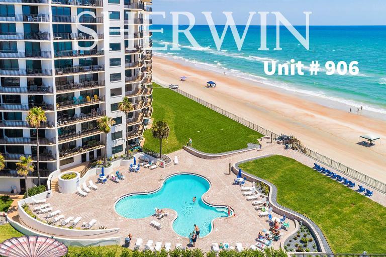 Vacation in Comfort and luxury - "THE SHERWIN" Oceanfront Condominium 906 - B&B Daytona Beach Shores