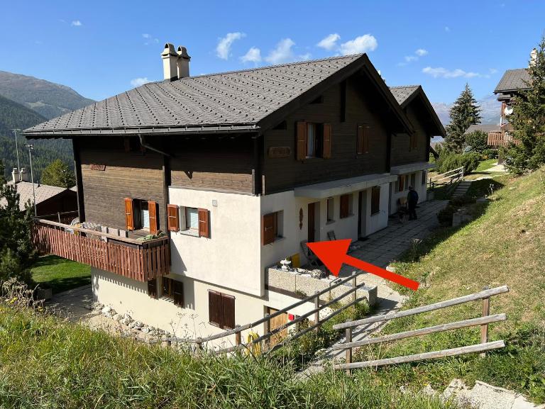 Maisonette Wohnung mit Bergsicht - Ferienwohnung Bürchen VS