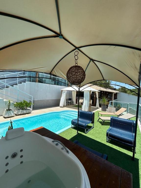 Casa com piscina área gourmet Enseada Azul - B&B Guarapari