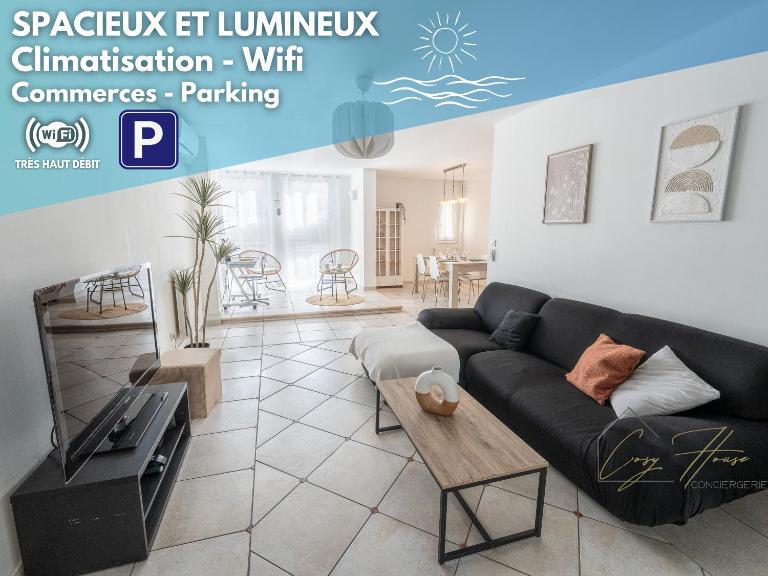 Les Salins * Appartement * Clim * Wifi * Commerces - B&B Fos-sur-Mer
