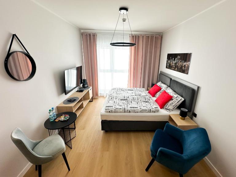 Eden Apartament Plac Wolności Centrum self check-in 24h - Chambres d'hôtes Poznan