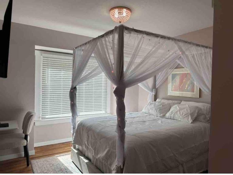 Sunny Lavender Canopy Retreat - B&B Cleveland