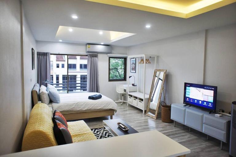 Airport studio's cosy room 3F #workation #longstay - B&B Chiang Mai