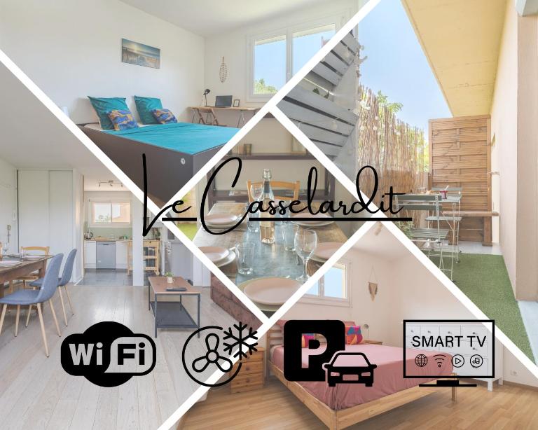 Le Casselardit -T4 proche Hôpital - Aeroport - Clim - Balcon - Parking - Chambres d'hôtes Toulouse