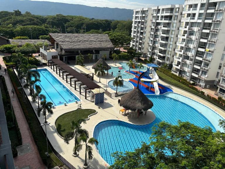 Ricaurte Apto Premium en Peñazul La Morada AC Vista BBQ y Piscinas Ultimo Piso - B&B Ricaurte