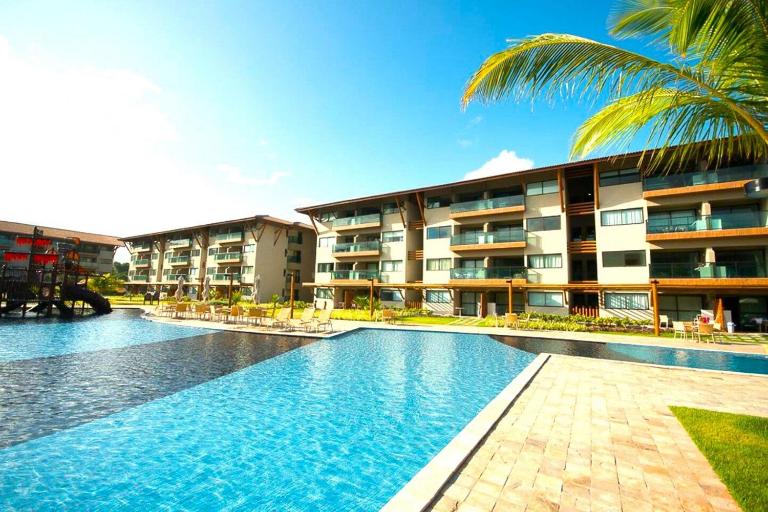 Flat Beira Mar em Muro Alto - La Fleur Polinésia - Ferienwohnung Porto de Galinhas