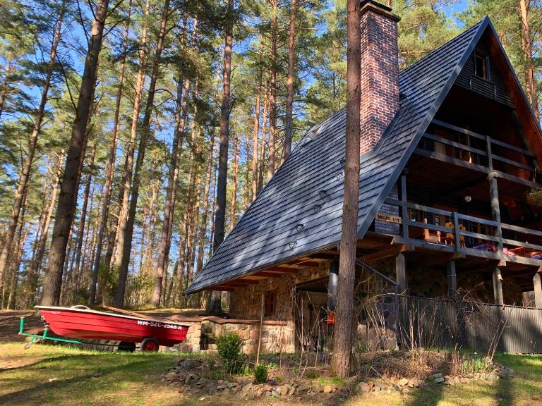 Ferienhaus Marianna am See - free Sauna, Ruderboot, Kajak & WLAN - B&B Krzywonoga