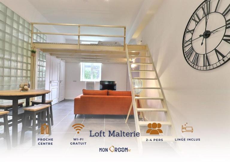 La Malterie Loft in old factory - Mon Groom - B&B La Chapelle-Saint-Luc