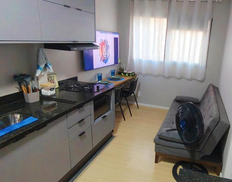 04 - Apto Studio Liberdade Sé 500'Metrô - Chambres d'hôtes São Paulo