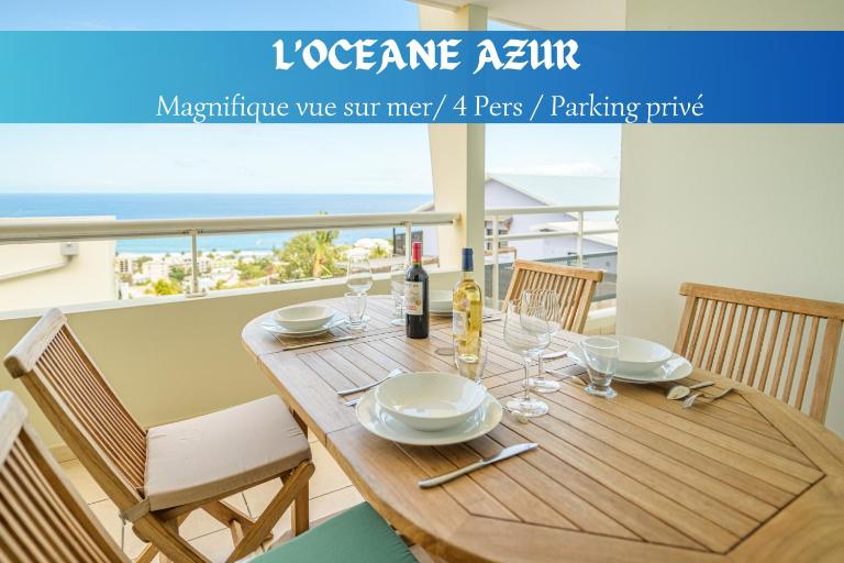 L'Oceane Azur - Vue mer & confort face à l'ocean - Ferienwohnung Saint-Gilles les Bains