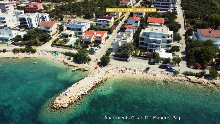 Apartments Cikač II - modern apartments by the beach - B&B Mandre
